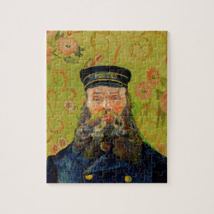 Puzzle Van Gogh Postman Portrait Painting Old Antique Art