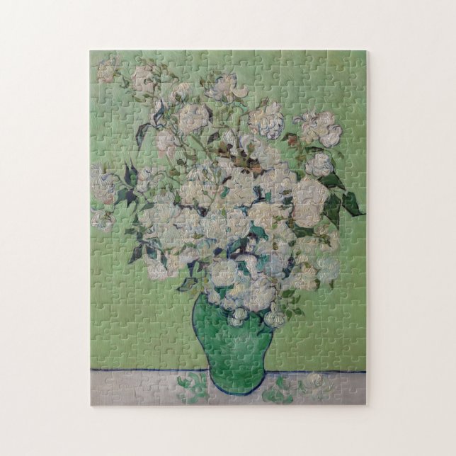 Puzzle Van Gogh Rose Floral Peinture (Vertical)