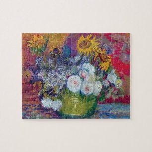 Puzzle Van Gogh - Vie Toujours Avec Roses Et Tournesols