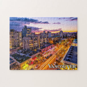 Puzzle Vancouver Skyline, Colombie-Britannique, Canada