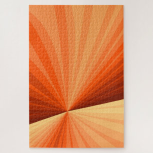 Puzzle Vanille rouge orange Abstraite moderne Fractale gr