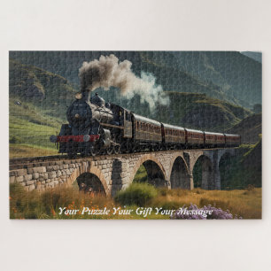 Puzzle Vapeur au-dessus des Highlands : un voyage dans le