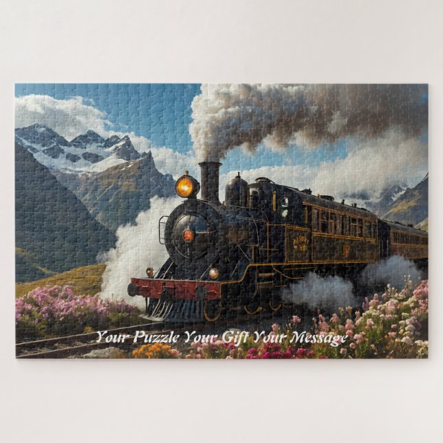 Puzzle Vapeur au-dessus des Highlands : un voyage dans le (Horizontal)