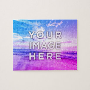 Puzzle Vaporwave personnalisé avec photo personnalisée