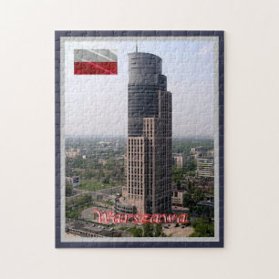 Puzzle Varsovie - Tour de commerce - Pologne -