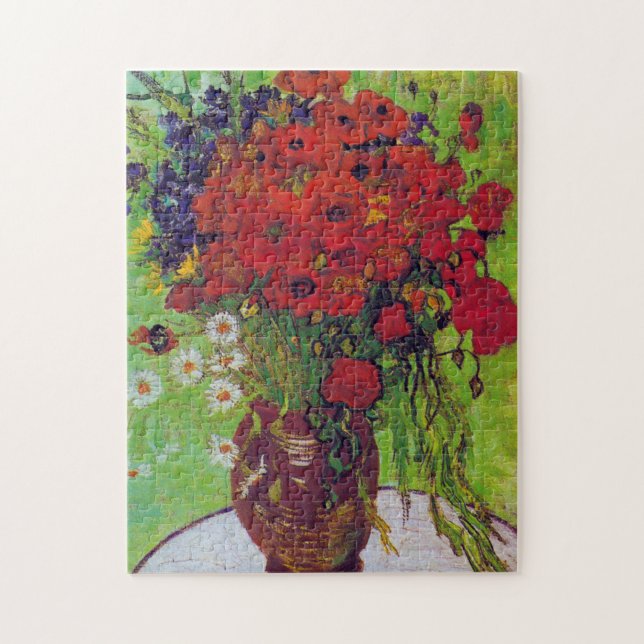Puzzle Vase avec Cornflowers et Poppies, Van Gogh (Vertical)