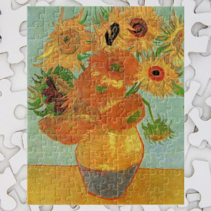 Puzzle Vase avec douze tournesols de Vincent van Gogh