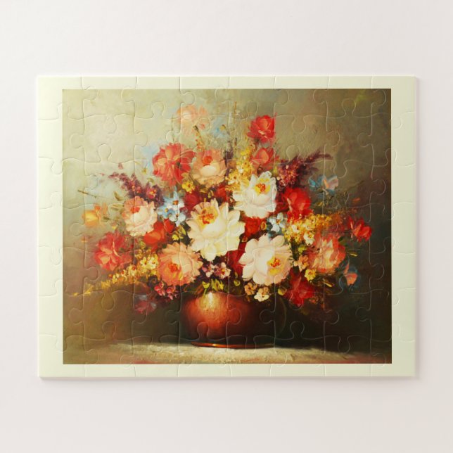 Puzzle Vase de fleurs (Horizontal)