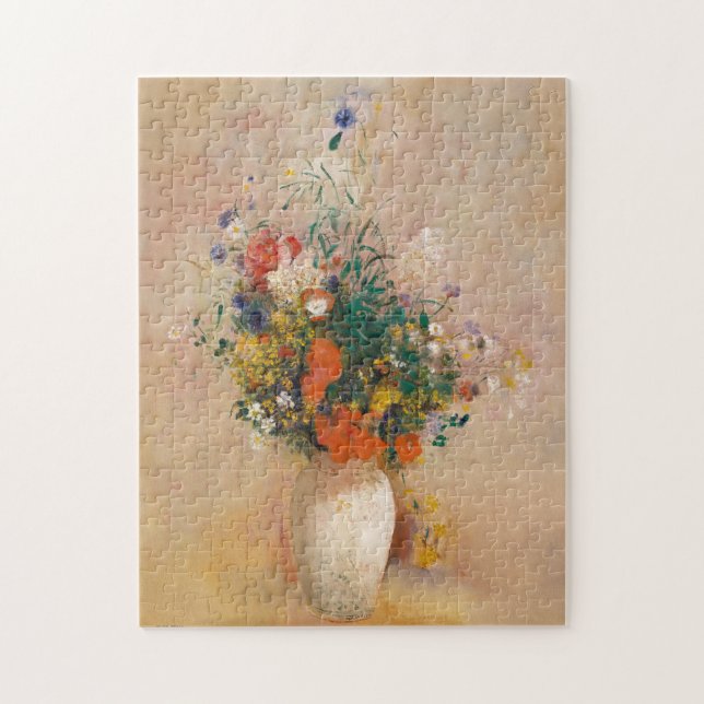 Puzzle Vase de fleurs peinture fine art rencontré musée (Vertical)