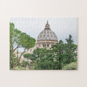 Puzzle Vatikanstadt St. Peter Basilika Kuppel Auss
