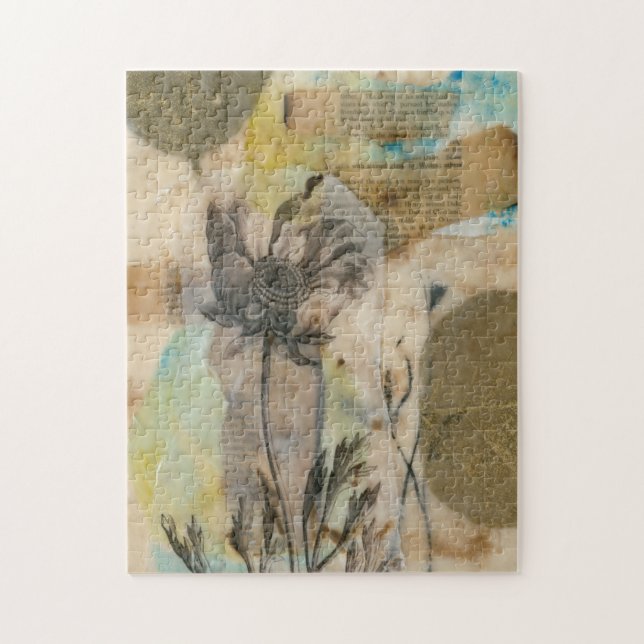 Puzzle Vellum Floral II (Vertical)