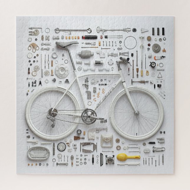 Puzzle Vélo reconstruit (Vertical)
