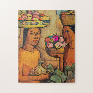 Puzzle Vendeurs de fruits tropicaux