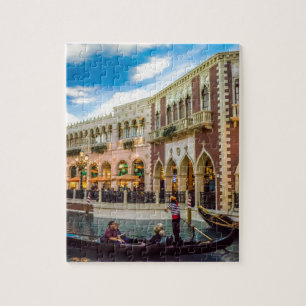 Puzzle Venetian Las Vegas Gondola Canal Architecture