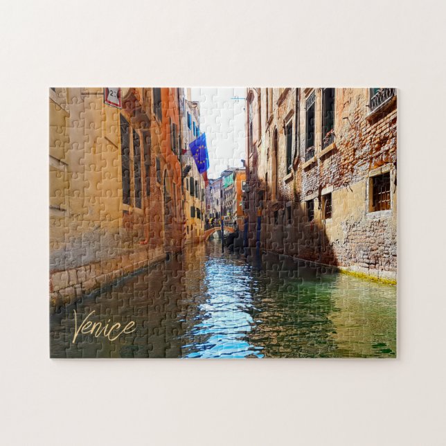 Puzzle Venise Italie Canal Vie Joli Petit Pont (Horizontal)