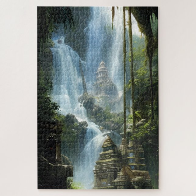 Puzzle Verdecroft Cascade Waterfall Art (Vertical)