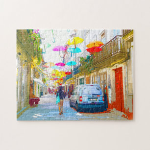 Puzzle Véritable Portugal - Festival des parapluies puzz
