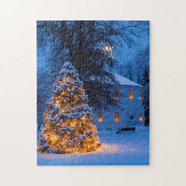 Puzzle Vermont Round Church (Vertical)