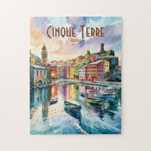 Puzzle Vernazza Cinque Terre Italie Aquarelle Personnalis