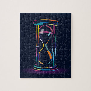 Puzzle Verre Abstrait en bois