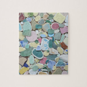 Puzzle Verre de mer et poterie, photo de pastels