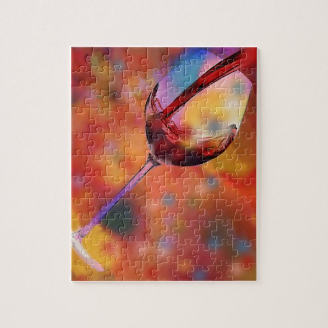 Puzzle Verre de vin (Vertical)