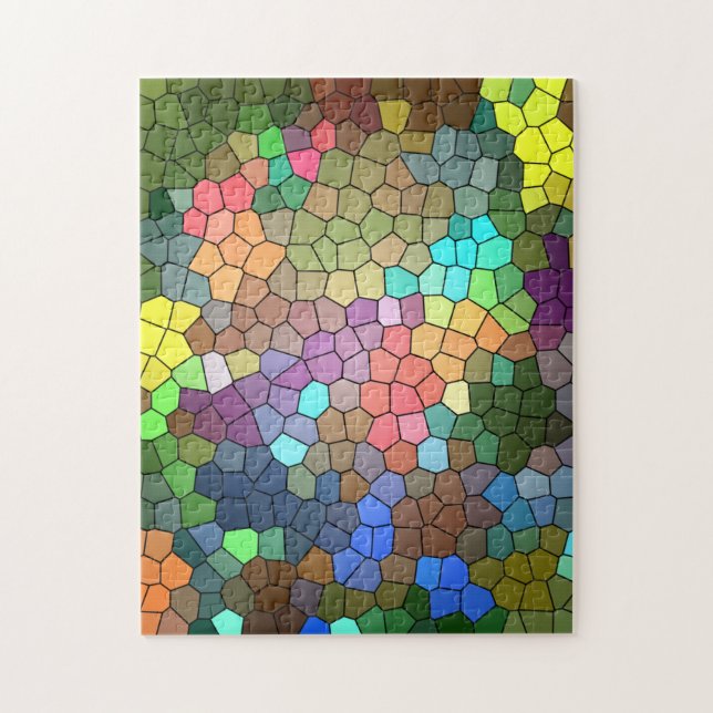 Puzzle Verre retenu par Shirley Taylor (Vertical)