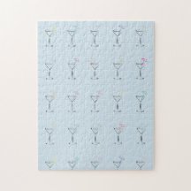 Verres à la mode frais de Martini