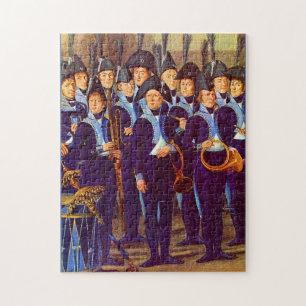 Puzzle vers 1800 Musiciens militaires européens
