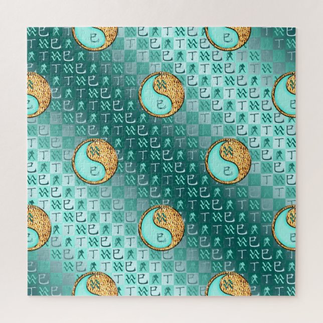 Puzzle Verseau & Serpent de feu (Vertical)