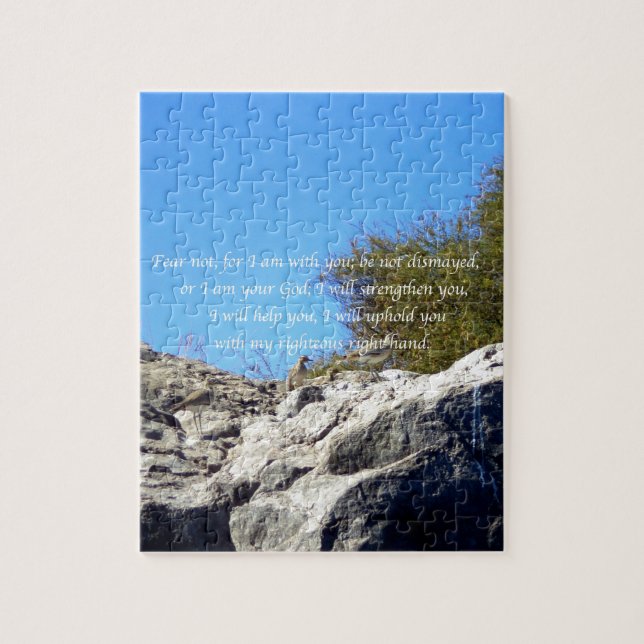 Puzzle Versets de la Bible Citation Inspirationnelle Isaï (Vertical)