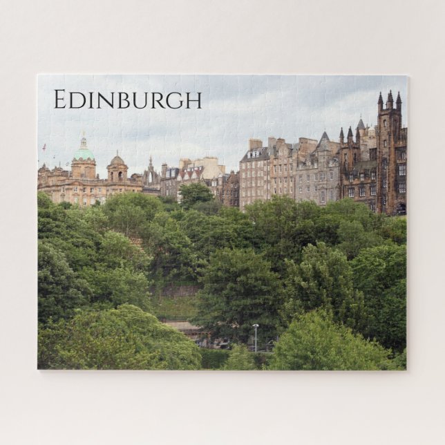 Puzzle vert d'edinburgh (Horizontal)