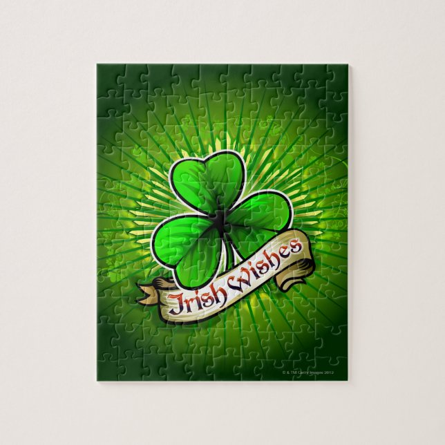 Puzzle Vêtements avec bannière 'Irish Wives' (Vertical)