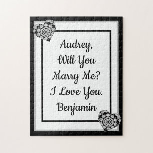 Puzzle Veux-Tu M'Épouser ? Proposition romantique personn