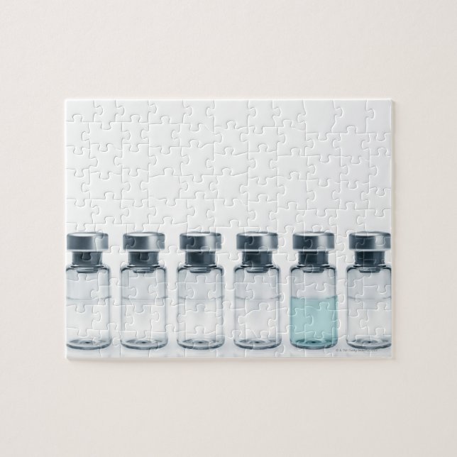 Puzzle Vials contenant des médicaments pour les injection (Horizontal)