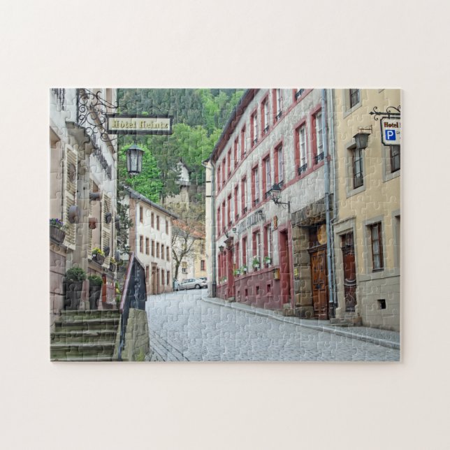 Puzzle Vianden, Scène de rue Luxembourg (Horizontal)