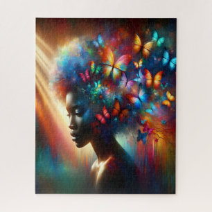 Puzzle Vibrant Butterfly Dreamscape