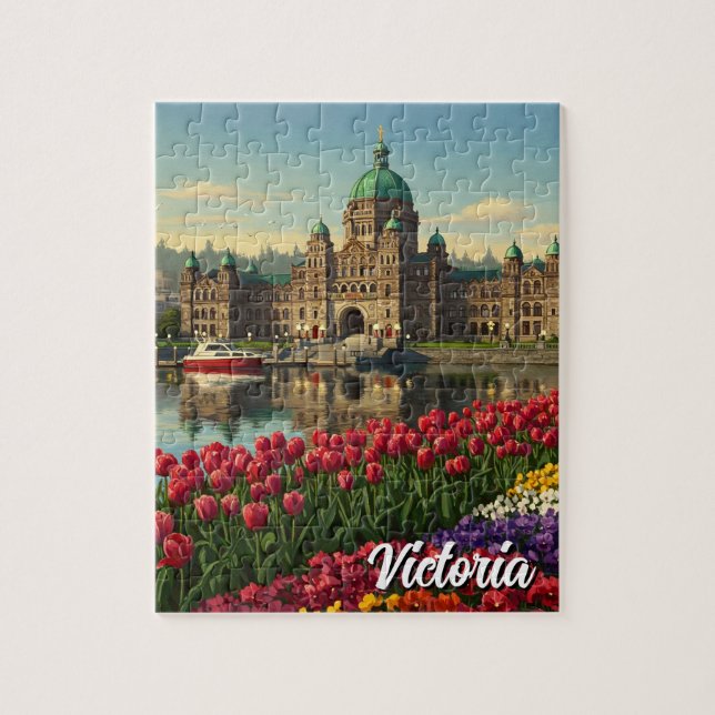 Puzzle Victoria (Colombie-Britannique) Canada Travel (Vertical)