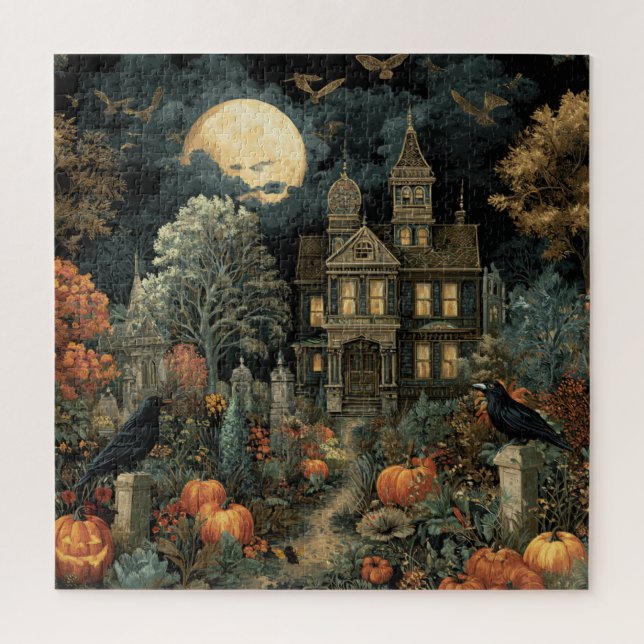 Puzzle victorien d'Halloween (Vertical)