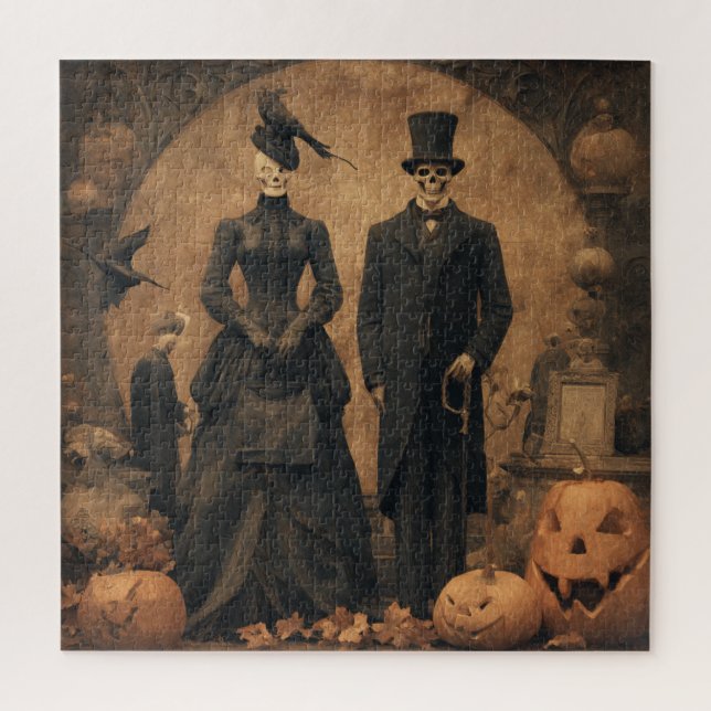 Puzzle victorien d'Halloween (Vertical)