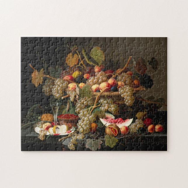 Puzzle Vie continue avec la peinture de fruits (Horizontal)