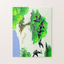 Vie forestière printanière avec oiseaux et écureui