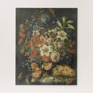 Puzzle Vie morte avec Fleurs et Fruit Ottmar Elliger