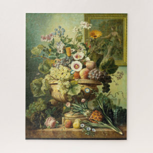 Puzzle Vie morte avec fleurs et fruits Jelles Eelkema