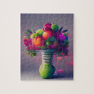 Puzzle Vie morte dans le style Abstrait