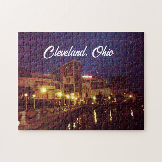 PUZZLE VIE NOCTURNE SUR LE LAC ERIE (Horizontal)