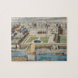 Puzzle Vieille Chambre de Somerset sur le brin, gravé pa