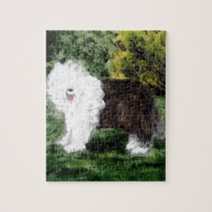Puzzle Vieille peinture anglaise de chien de berger