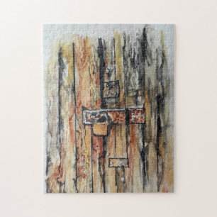 Puzzle vieille porte