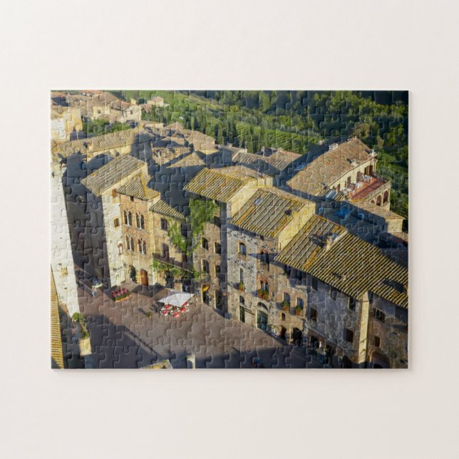 Puzzle Vieille ville de San Gimignano, Sienne, Toscane, I (Horizontal)